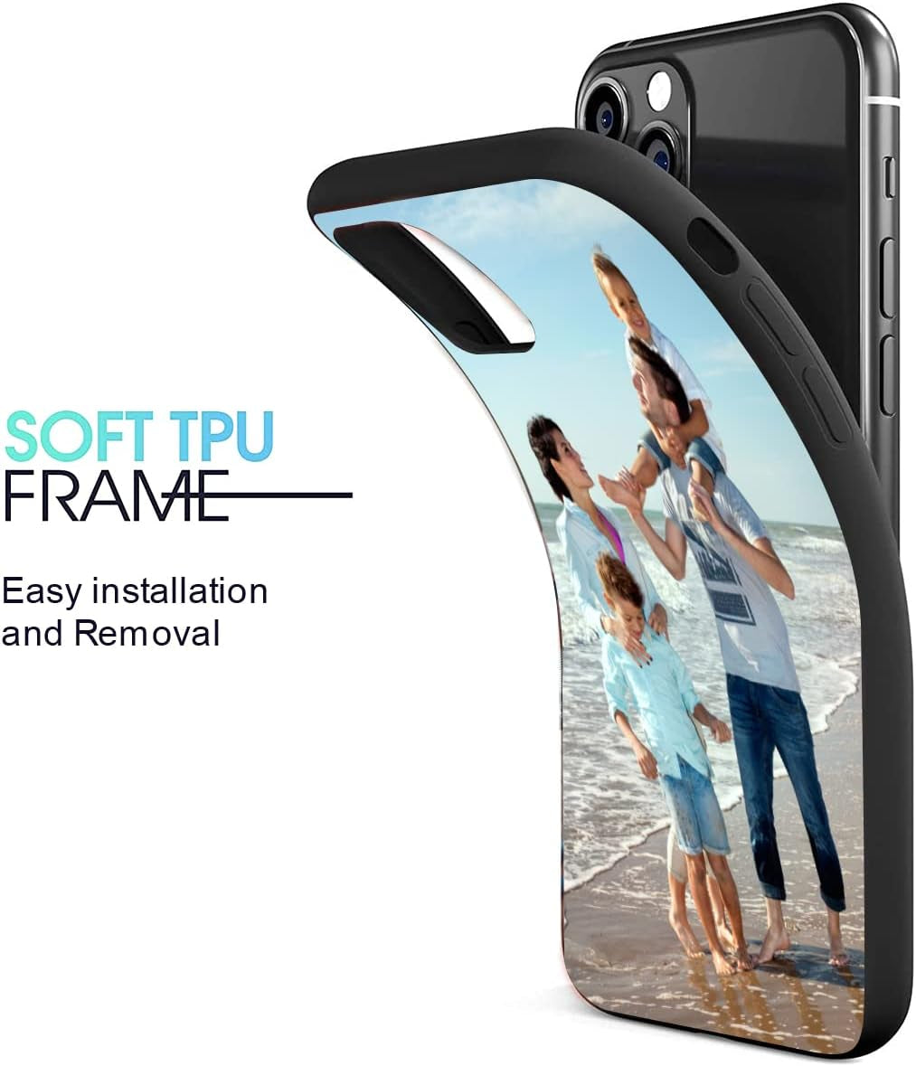 Picturetify Design Your Own Cover for LG G7 Thinq,Personalized Photo Case Custom Phone Case Slim Soft Shockproof Anti-Scratch Protective Phone Case Customized Gift Birthday Xmas Black  Picturetify   