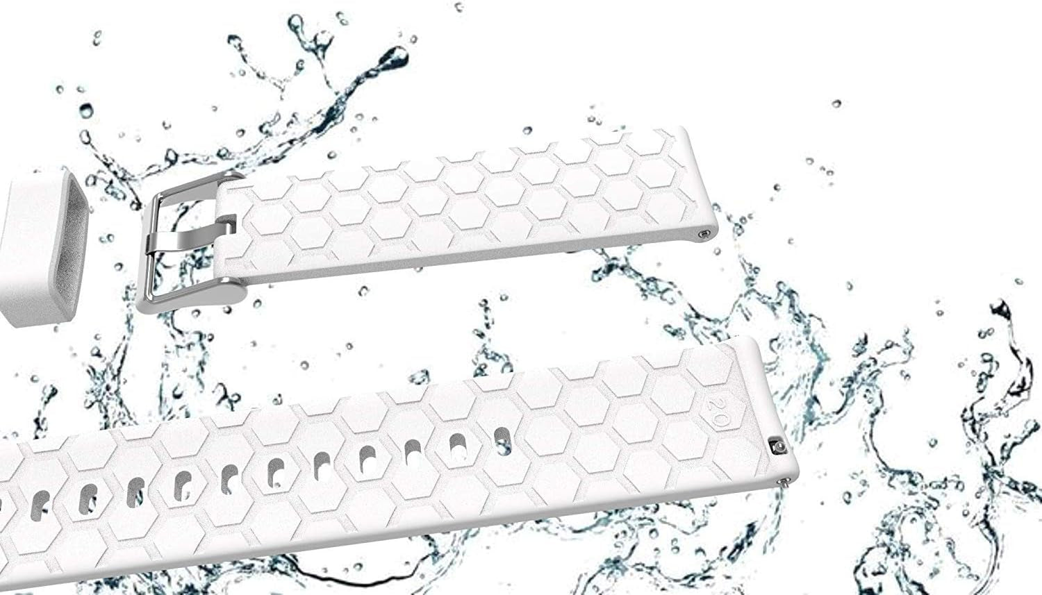 6Pcs 20Mm Silicone Bands Straps Compatible with Amazfit Bip/Bip Lite/Bip U/Bip S/Amazfit GTS 2/GTS 2E/Gts 2 Mini/Amazfit GTS 3/Gts/Amazfit GTR 42Mm Smartwatch  ECSEM   