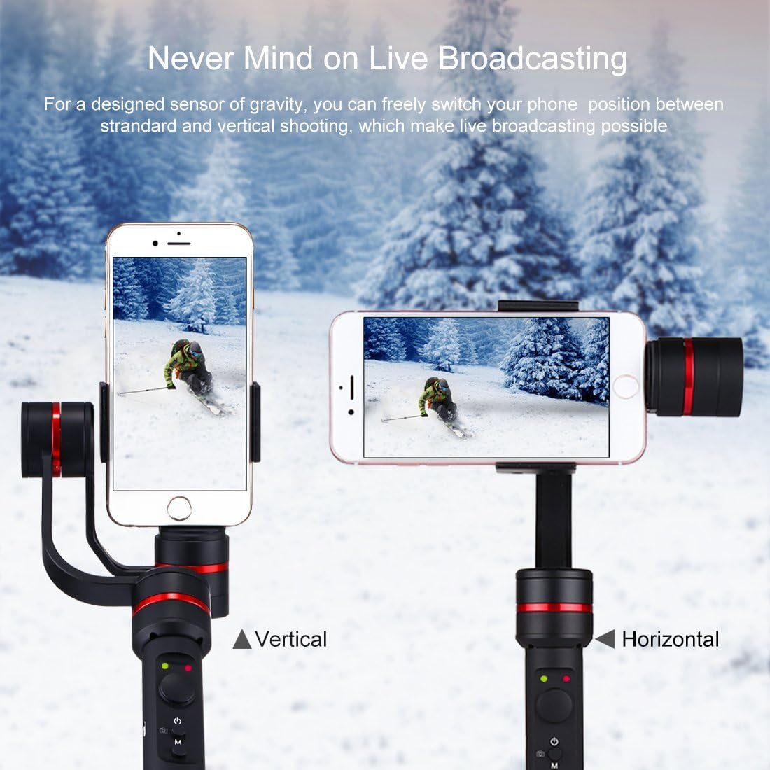 Blueti 3-Axis Handheld Cell Phone Gimbal Stabilizer Ios/Android Compatible  blueti   