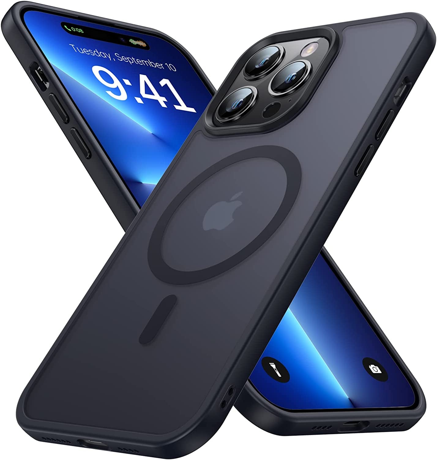 Faiono Magnetic for Iphone 14 Pro Max Case [Compatible with Magsafe][Strong Magnetic][10Ft Military Grade Protective] Translucent Matte Slim Case for Iphone 14 Pro Max Phone Case (6.7"), Pink  Faiono   