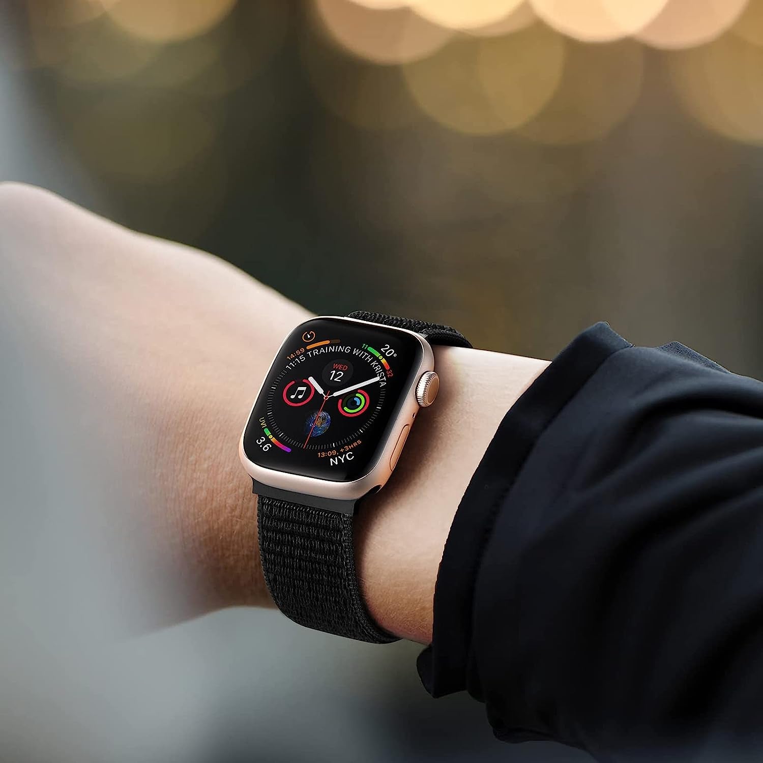 Lenrao 10 Pack Soft Nylon Solo Loop Bands Compatible with Apple Watch 38Mm 40Mm 41Mm 42Mm 44Mm 45Mm 49Mm for Women Men, Breathable Stretchy Braided Strap for Iwatch Series Ultra/8/7/6/5/4/3/2/1/Se  Lenrao   