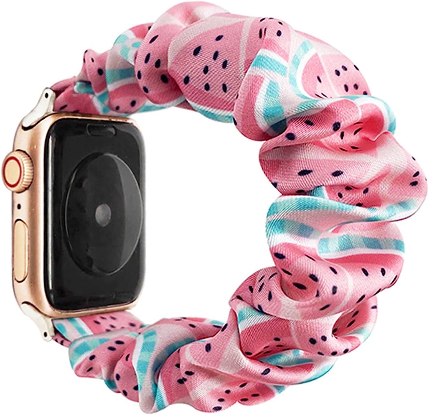 DR.DESIRE Women Scrunchie Watch Band for Apple Watch Series 8 7 6 5 4 3 2 1 Se Ultra 38Mm 40Mm 41Mm 42Mm 44Mm 45Mm 49Mm,Cute Kids Pretty Stretch Elastic I Watch Wrist Bracelet  DR.DESIRE   