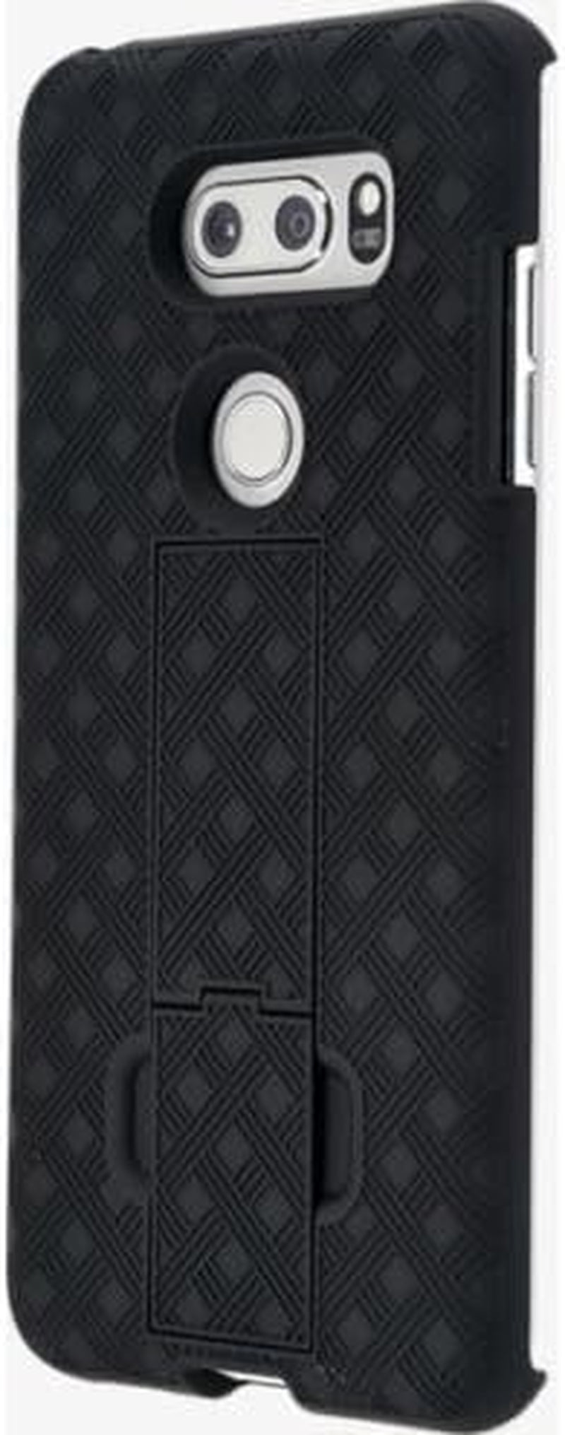 Verizon Shell Holster Combo with Kickstand Protection Case for LG V30 - Black Retail Packaging  Verizon Wireless   