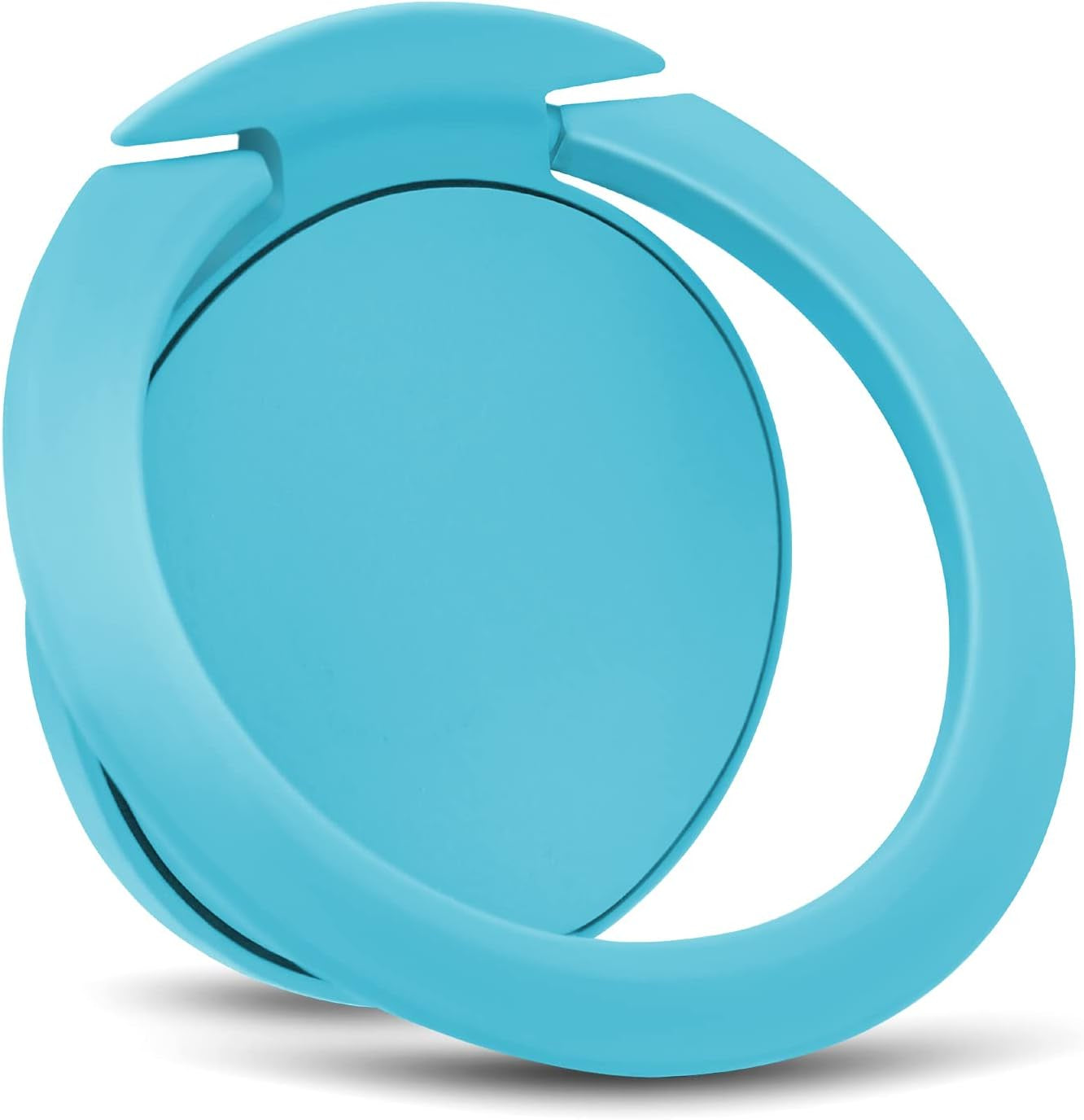 Naiadiy Zinc Alloy Cell Phone Ring Holder Finger Ring Stand, 360 Degree Rotation Kickstand Grip Holder (Square/Gold)  Naiadiy Paint/Circular/Blue  