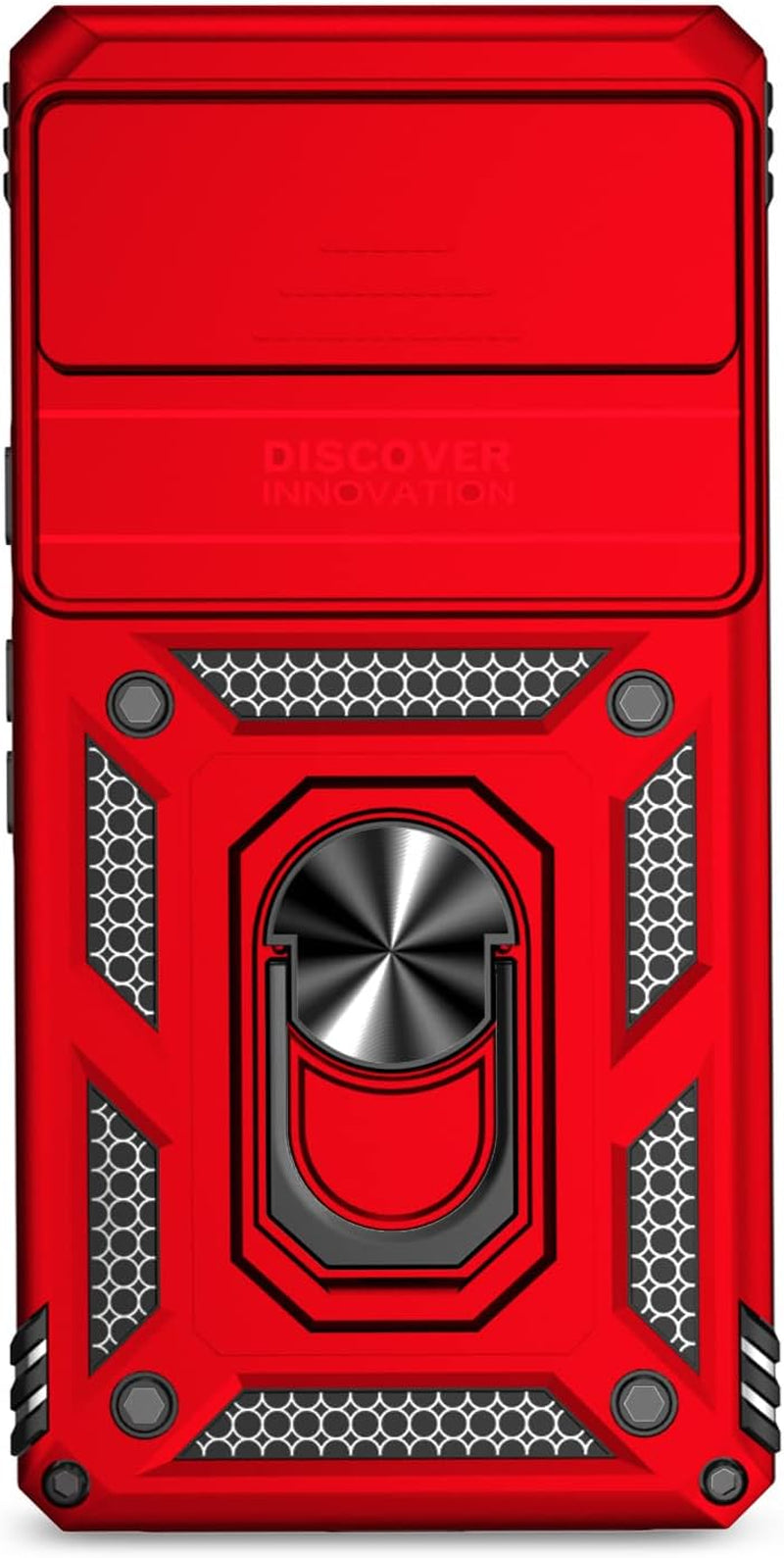 Sunstory for Google Pixel 7A Case with Tempered Glass Screen Protector & Slide Camera Cover & Kickstand, [Not for Pixel 7/7 Pro Phone], Google 7A Case [Military Grade] Case for Pixel 7A (Red)  SunStory   