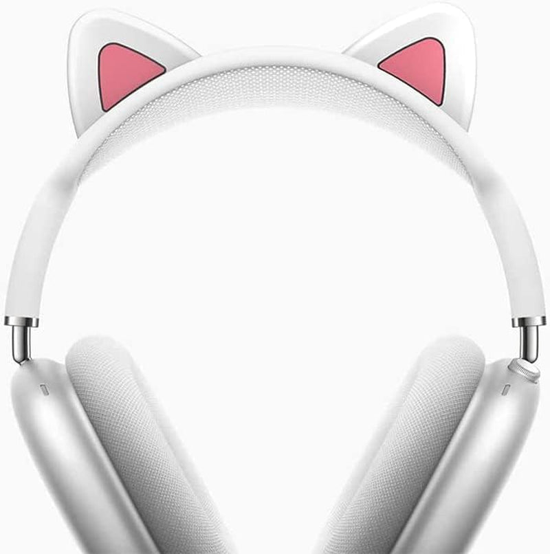 Cat Ear Headband Cover for Apple Airpods Max, Soft Silicone Headphones Headband Cover Case/Comfort Cushion/Top Pad Protector Sleeve Compatible with Airpods Max  BUTIAO   