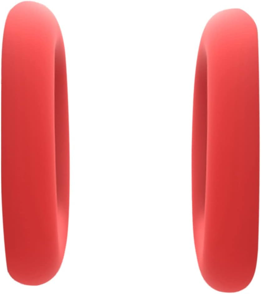 Replacement Soft Silicone Earpads Internal Ear Pads Cushions Protectors Covers Accessories Compatible with Apple Airpods Max Headphones (Red)  CONVELIFE   