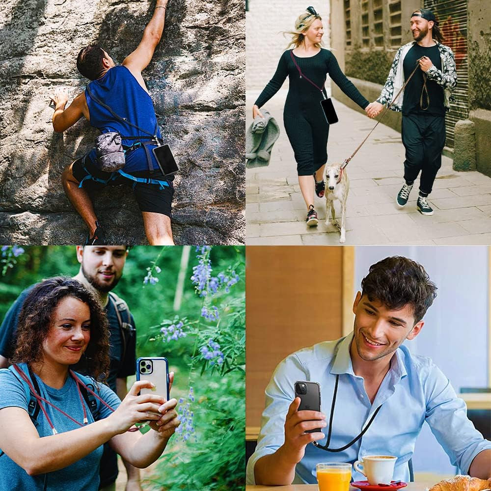 Shantime LG G6 Case + Universal Mobile Phone Lanyards, Neck/Crossbody Soft Strap Silicone TPU Cover Bumper Shell for LG G6 (5.7”)  Shantime   