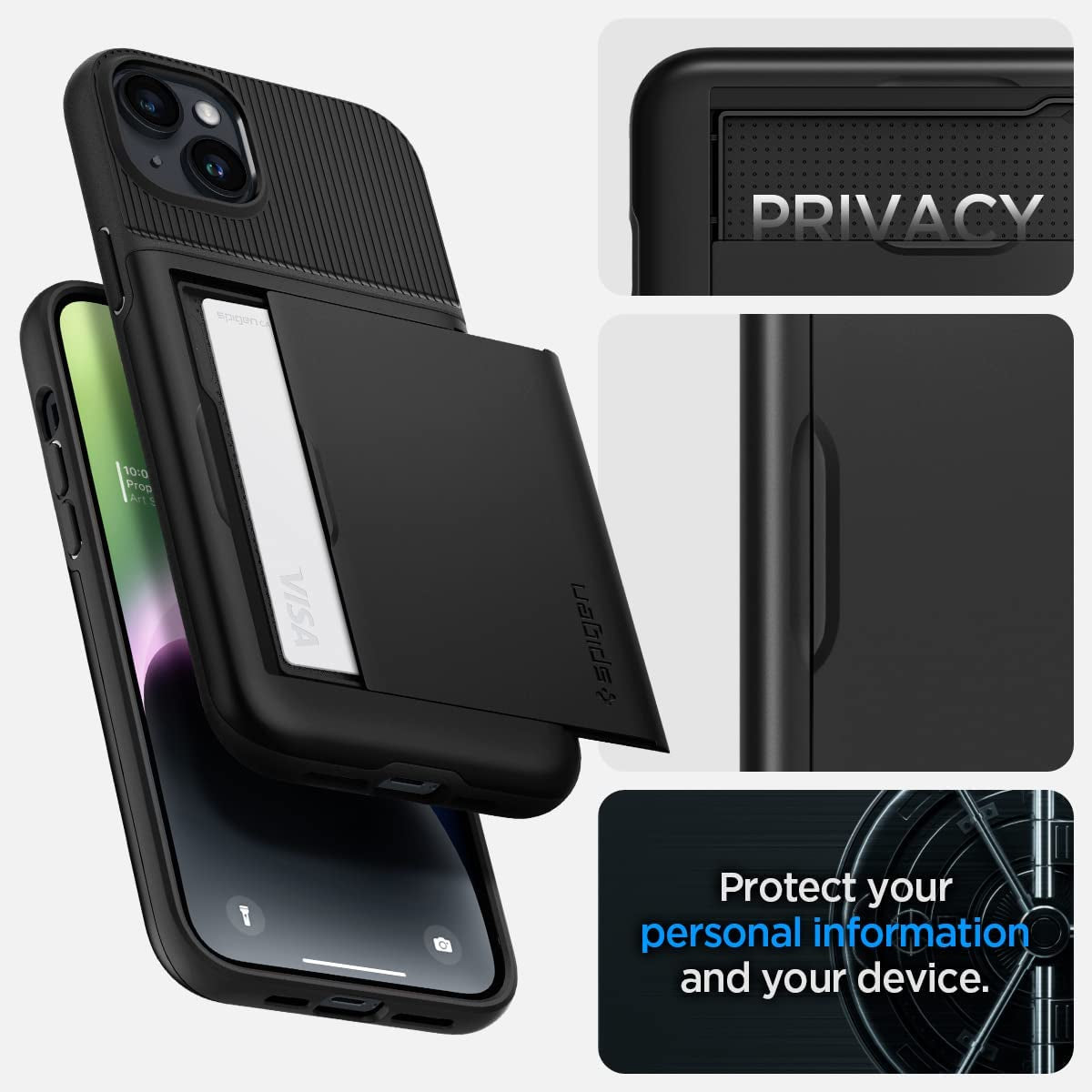 Spigen Slim Armor CS Designed for Iphone 14 Case (2022) - Black  Spigen   