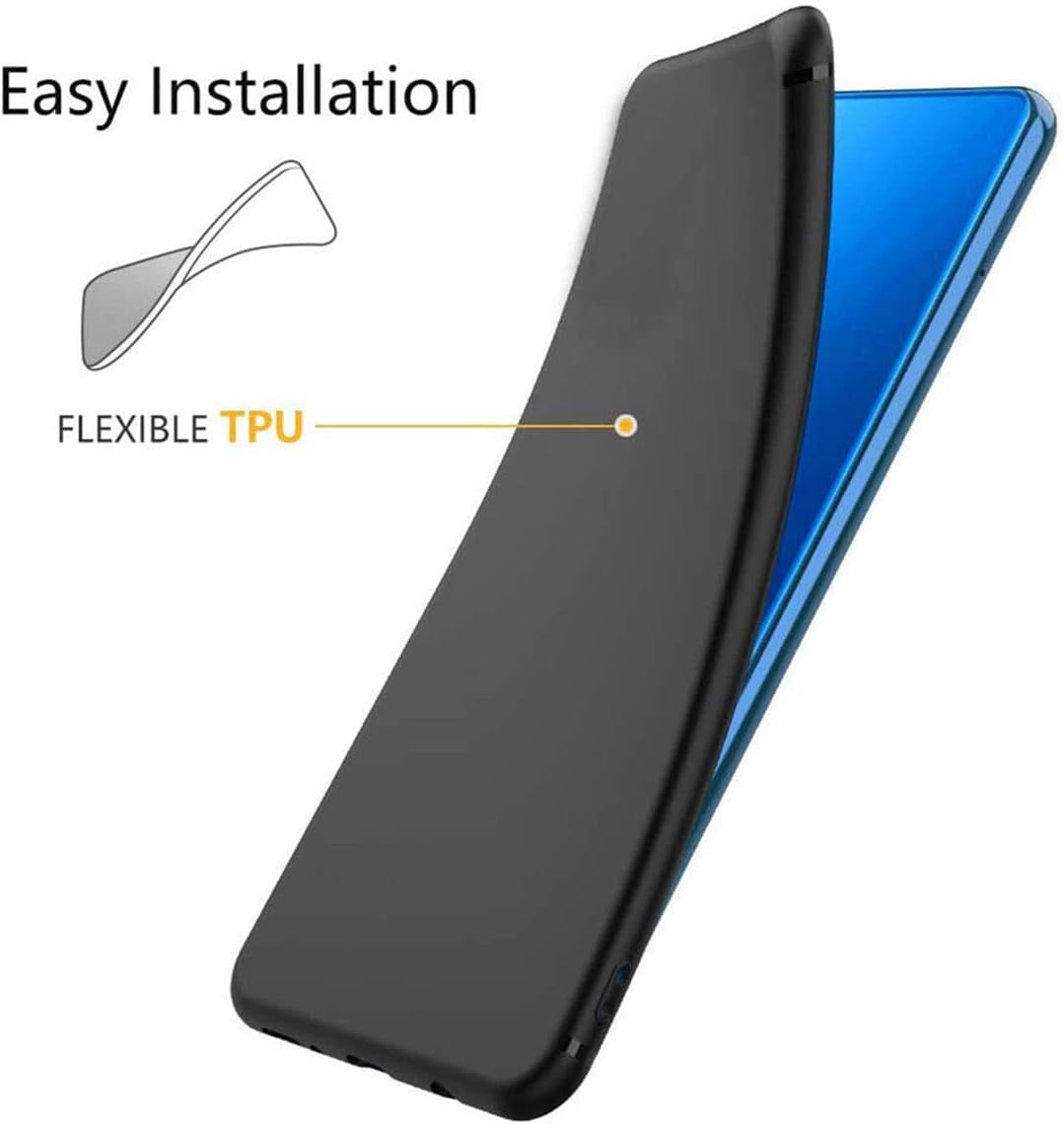 LCEHTOGYE Case for Sony Xperia 10 V, Slim Shock-Absorption Anti-Scratch Black Soft TPU Bumper Protective Phone Case Cover for Sony Xperia 10 V (6,1") - KE101  LCEHTOGYE   