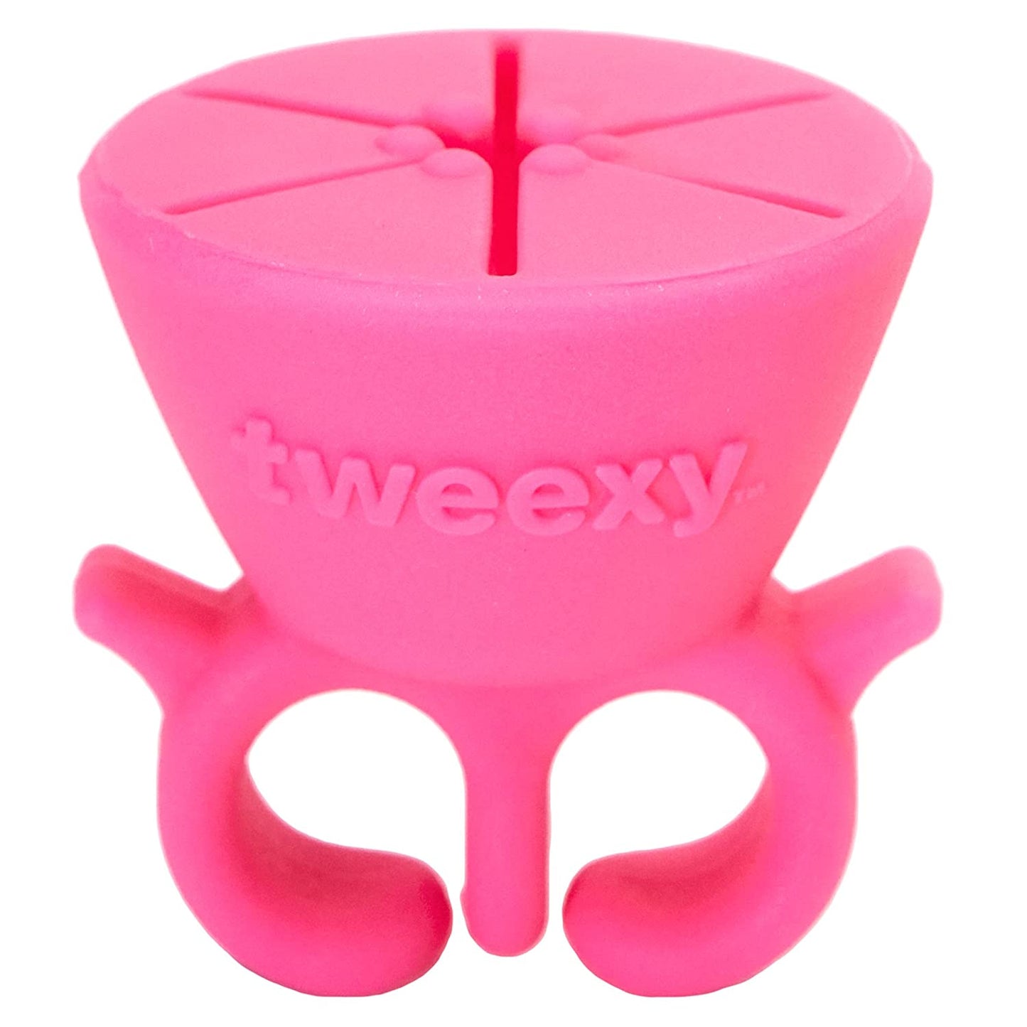 Tweexy Wearable Nail Polish Holder Ring - Nail Polish Bottle Holder for Easy Application | Perfect for Fingernail Painting, Manicure & Pedicure | Nail Polish Accessories (Camo)  Station 22, LLC Bonbon pink  