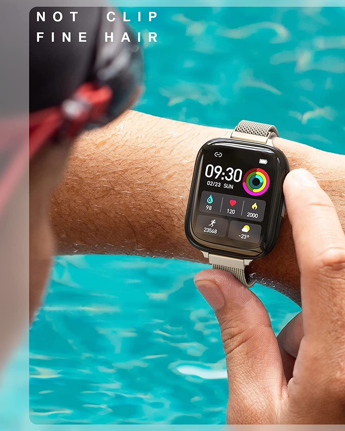 LELONG Women Slim Watch Band for Apple Watch 38Mm 40Mm 41Mm 42Mm 44Mm 45Mm, Stainless Steel Mesh Loop Magnetic Clasp Replacement for Iwatch Bands Series 8 7 SE 6 5 4 3 2 1  LELONG   