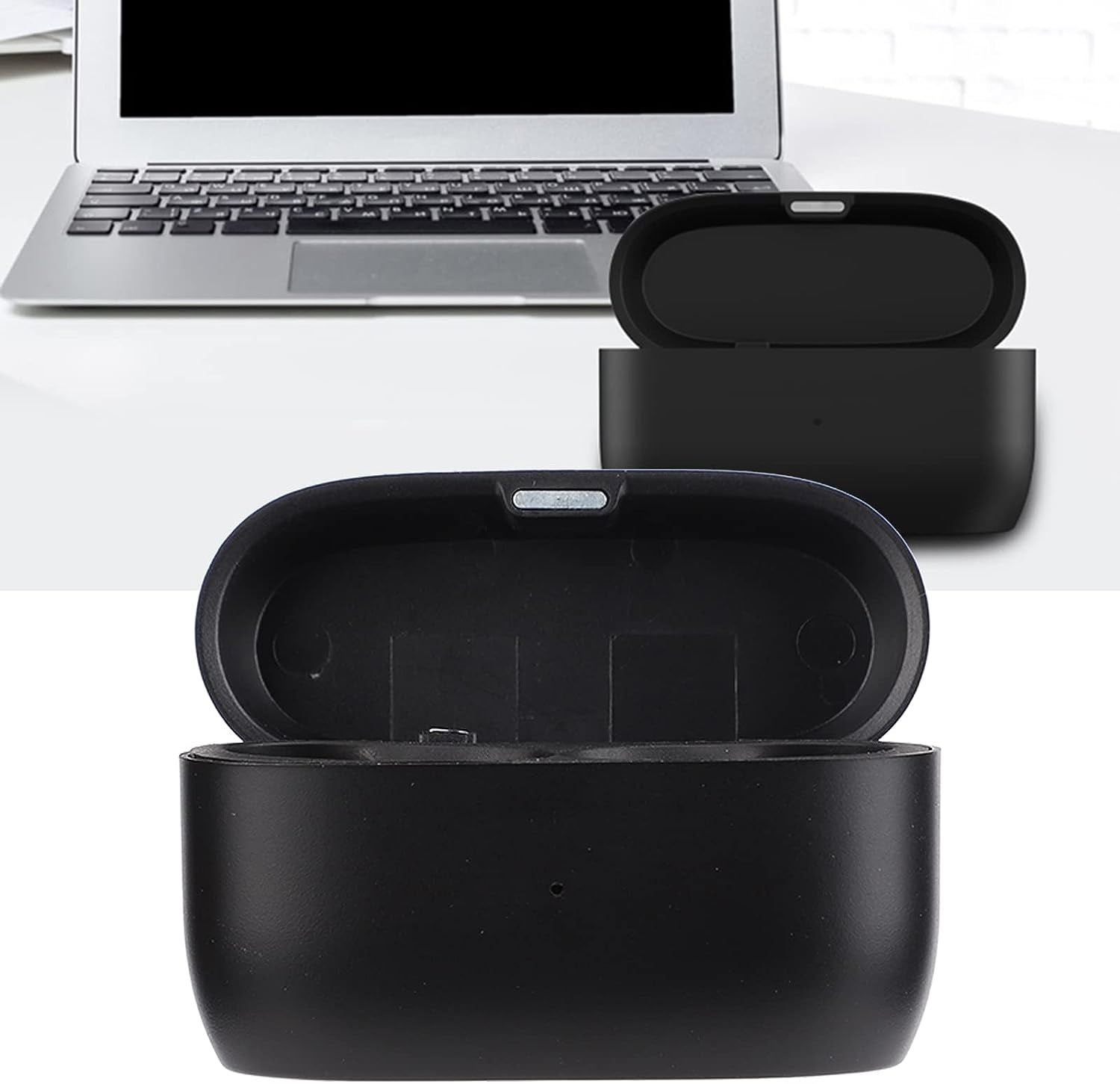 Wireless Earbuds, Charging Case Box Earphone Replacement Earbuds, Jabra 75 Elite Accessory for Jabra Elite 75T Active Accessories  Akozon   