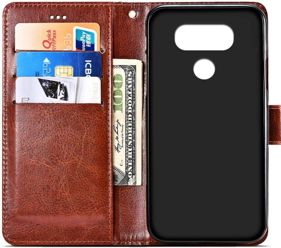 Phone Case for LG G6,Smooth Leather Flip Wallet Case with Card Slot,Stand Holder and Magnetic Closure,Lg G6 Leather Case Cover  SJK-MKS   