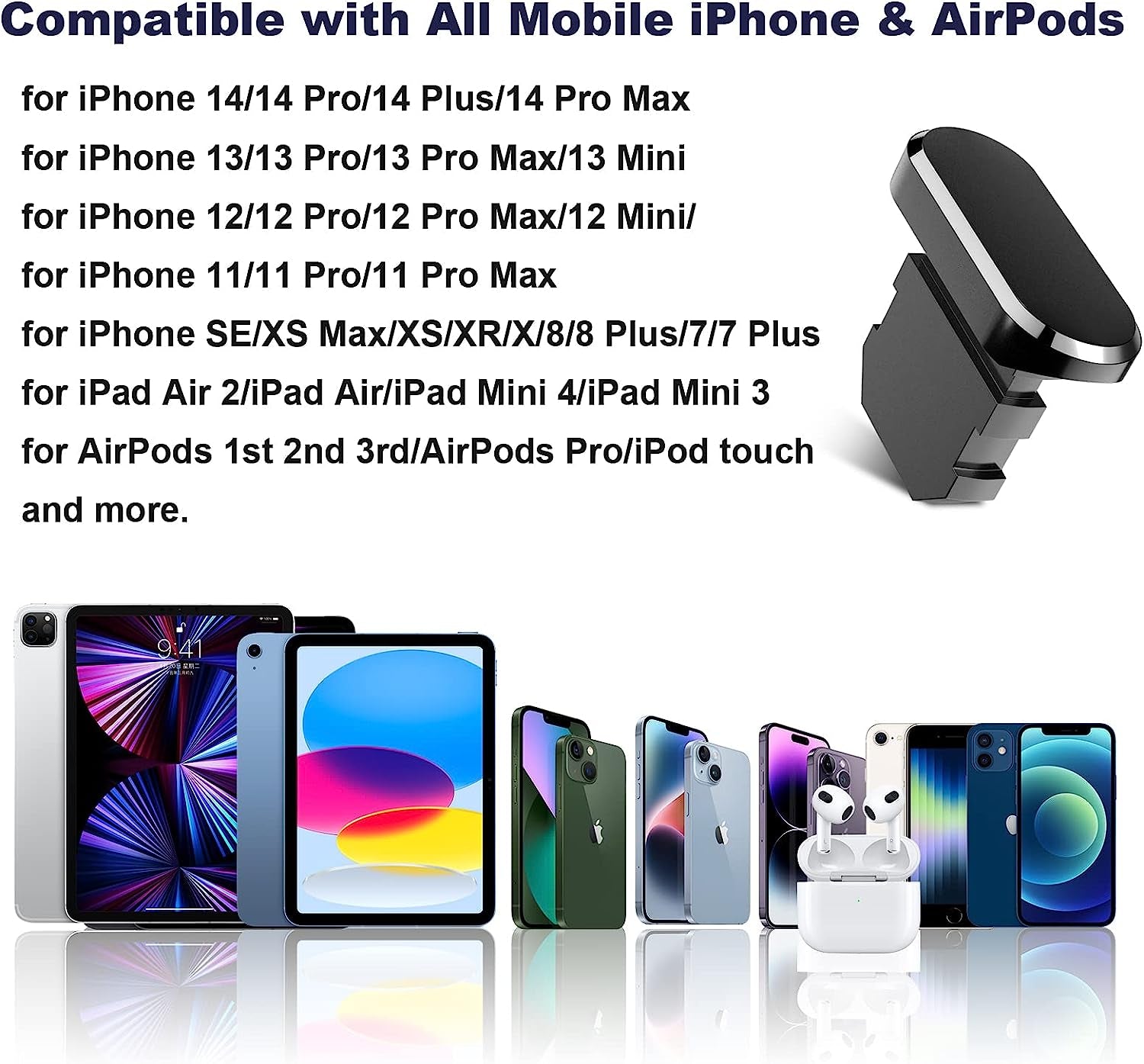 ASKUBSKU anti Dust Plugs for Iphone 14 Pro Max 13 12 SE [5 Pack], Lightning Port Plugs for Apple Charging Port Protector Anti-Dust Plug for Iphone 13 Pro Max SE 12 11 X XR for Airpods Pro  ASKUBSKU   