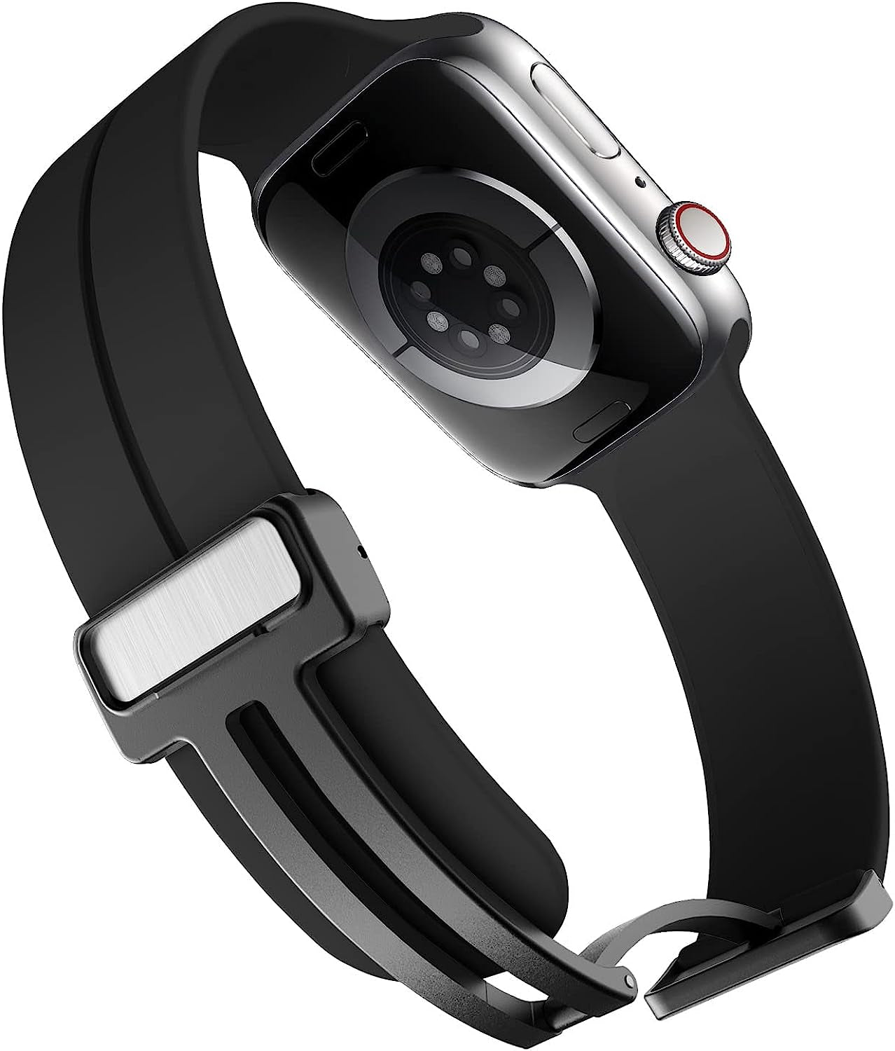 For Apple Watch Band 41Mm 40Mm 38Mm Women Men, Iwatch Bands Silicone Magnetic Bracelet Wristband Sport Band for Apple Watch Series 8 7 Series SE 2Nd Generation SE 6 5 4 3 2 1 Strap  SOLOLUP   