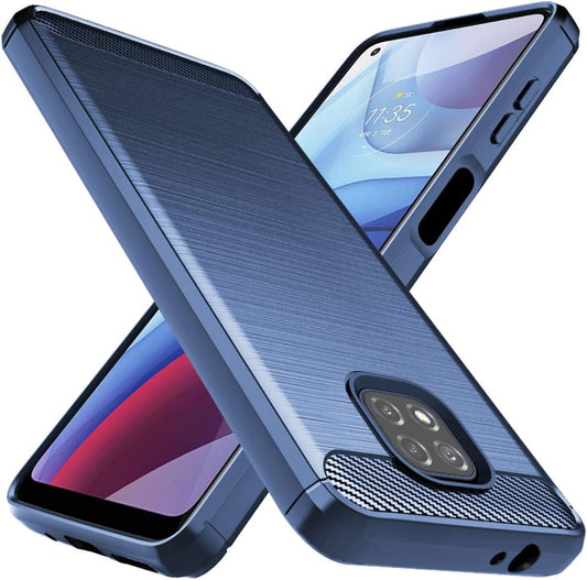 Osophter for Moto G Power 2021 Case Shock-Absorption Flexible TPU Rubber Protective Cell Phone Cover for Motorola Moto G Power 2021(Navy Blue)  Osophter   