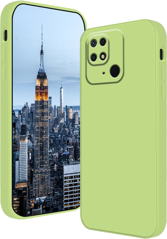 Tiwinxing Compatible with Xiaomi Redmi 10C Case Silicone Ultra Slim TPU Cases Shockproof Anti-Scratch Xiaomi Redmi 10C Phone Case Square Edges Protective Case (Green)  Tiwinxing   