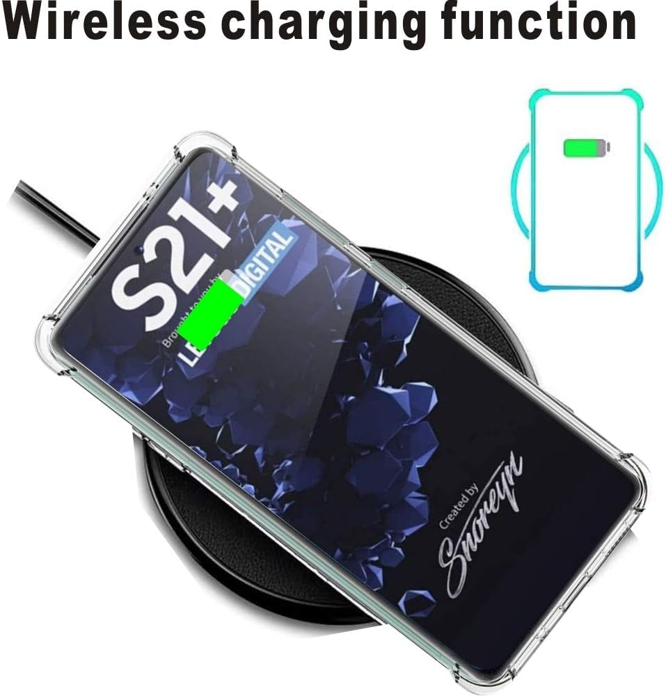 Folmeikat Samsung Galaxy S21 plus (S30 Plus) 5G Clear Phone Case, Shockproof Flexible TPU Protective Cover,Drop-Protection and Anti-Scratch,Thin Slim Corners 6.7" (2021) (Samsung S21 plus Clear)  Folmeikat   