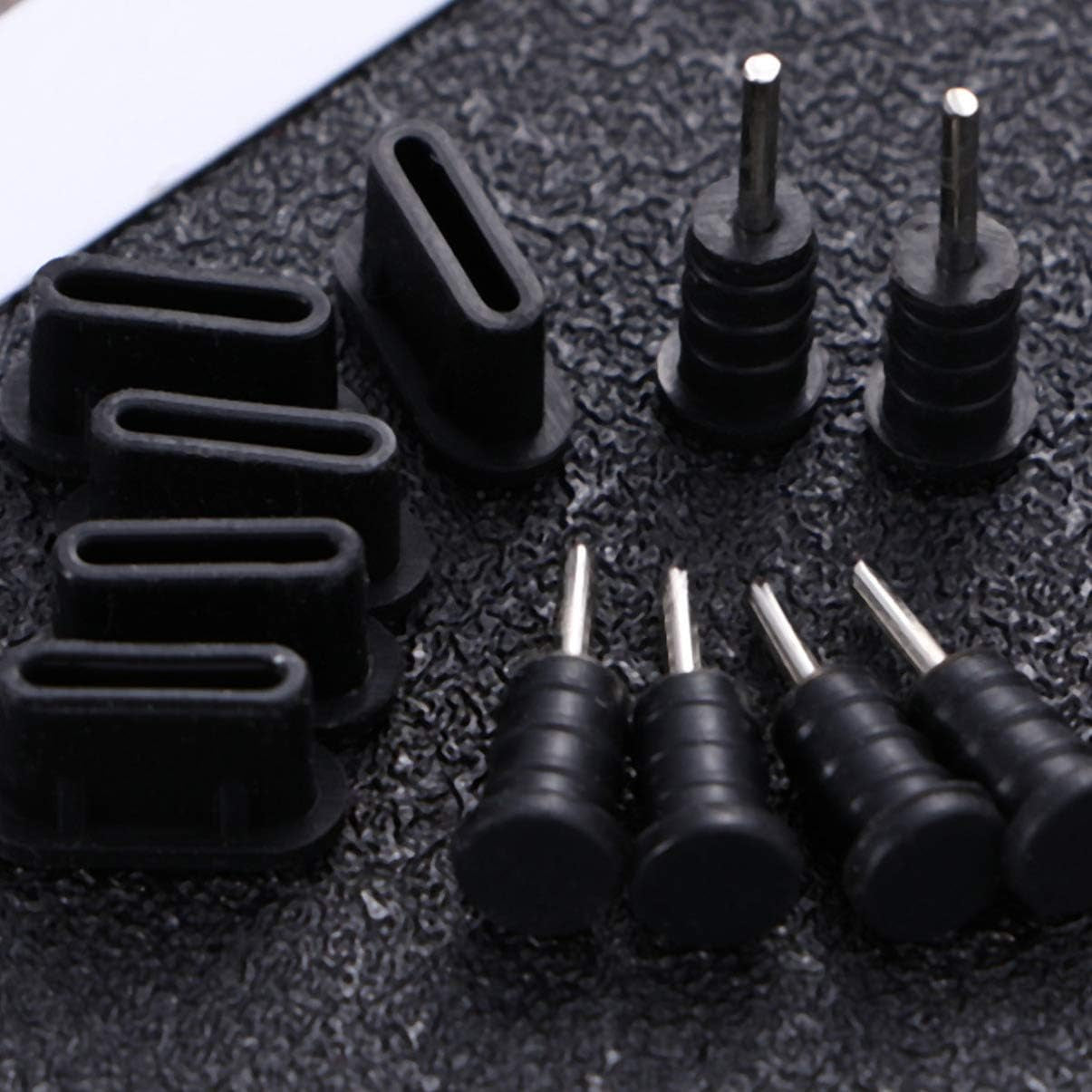Gatuida anti Dust Plug Set, 10 Pairs Anti-Dust Plugs for Android Micro USB Type-C & 3.5Mm Earphone Jack  Gatuida   
