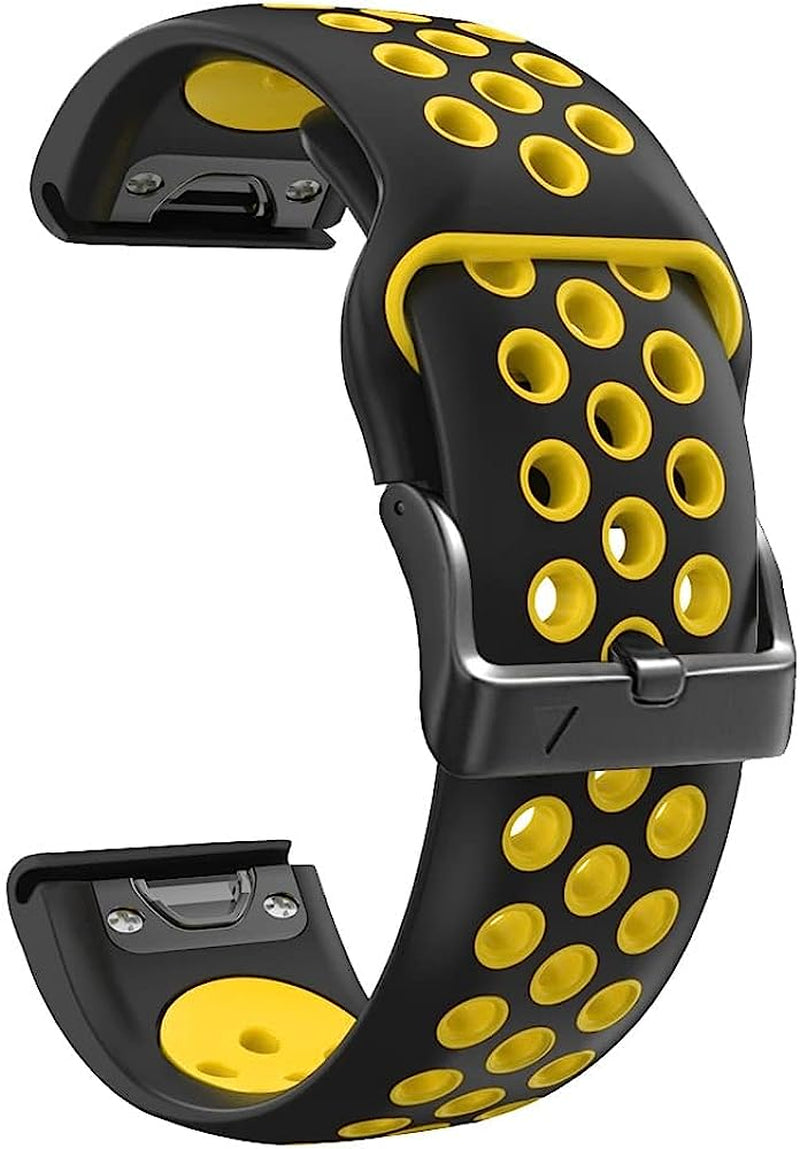 MAALYA Quickfit 26 22Mm Smart Bands for Garmin Fenix 7X 7 6 6X Pro 5 5X plus 3HR Epix Easyfit Silicone Smartwatch Bracelet Wrist Straps  MAALYA C 22mm Fenix 7 