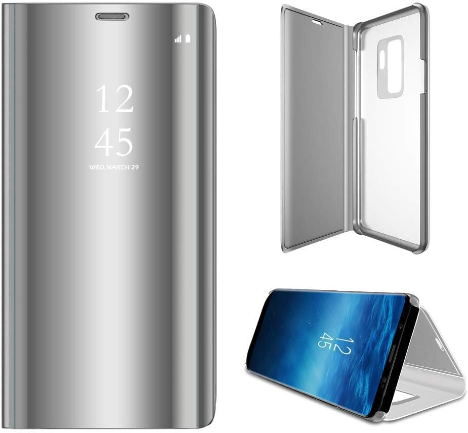 XYX Case for LG G8 Thinq,Lg G8,Ultra Slim Clear View Full Body Protection Cover with Mirror for LG G8 Thinq/Lg G8 (Sky Blue)  XYX Xyx [Silver] Lg G8 Thinq/Lg G8 