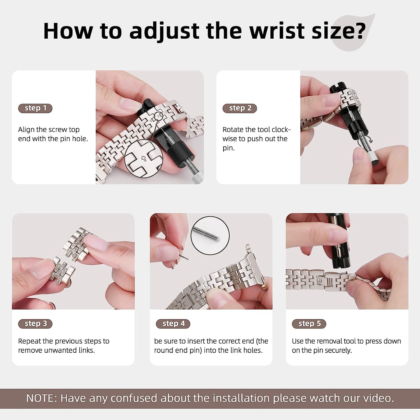 Missair Compatible with Apple Watch Band 38Mm 40Mm 41Mm 42Mm 44Mm 45Mm Series 8 7 6 5 4 3 2 1 SE, Women Diamond Bling Bracelet Jewelry Metal Replacement Wristband Strap for Iwatch  Missair   