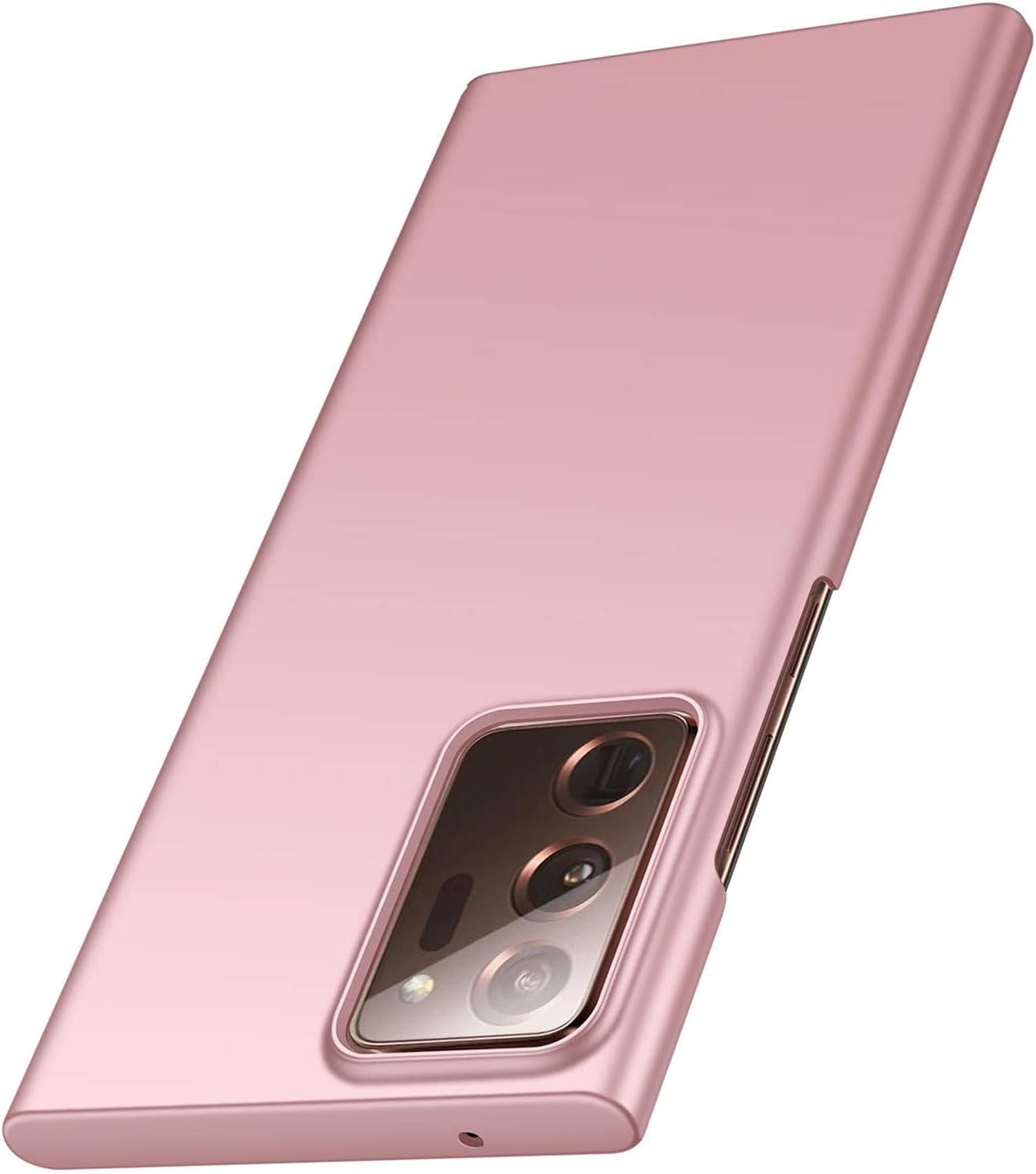 Phone Case for Samsung Galaxy Note 20 Slim Protective Galaxy Note 20 5G Case Matte Finish Non-Scratch Non-Fingerprint Mark Resistant Premium PC Hard Cover for Galaxy Note 20 (Pink)  Winpromise   