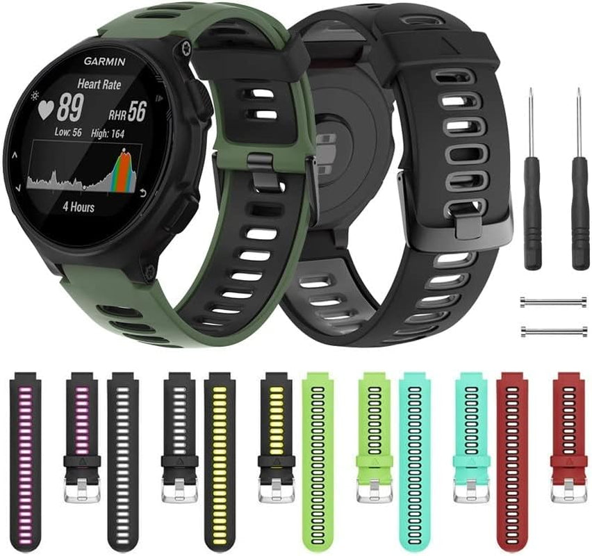 XNWKF Watch Band for Garmin Forerunner 735XT 735/220/230/235/620/630, Soft Silicone Replacement Straps for Forerunner 235 Band  XNWKF   