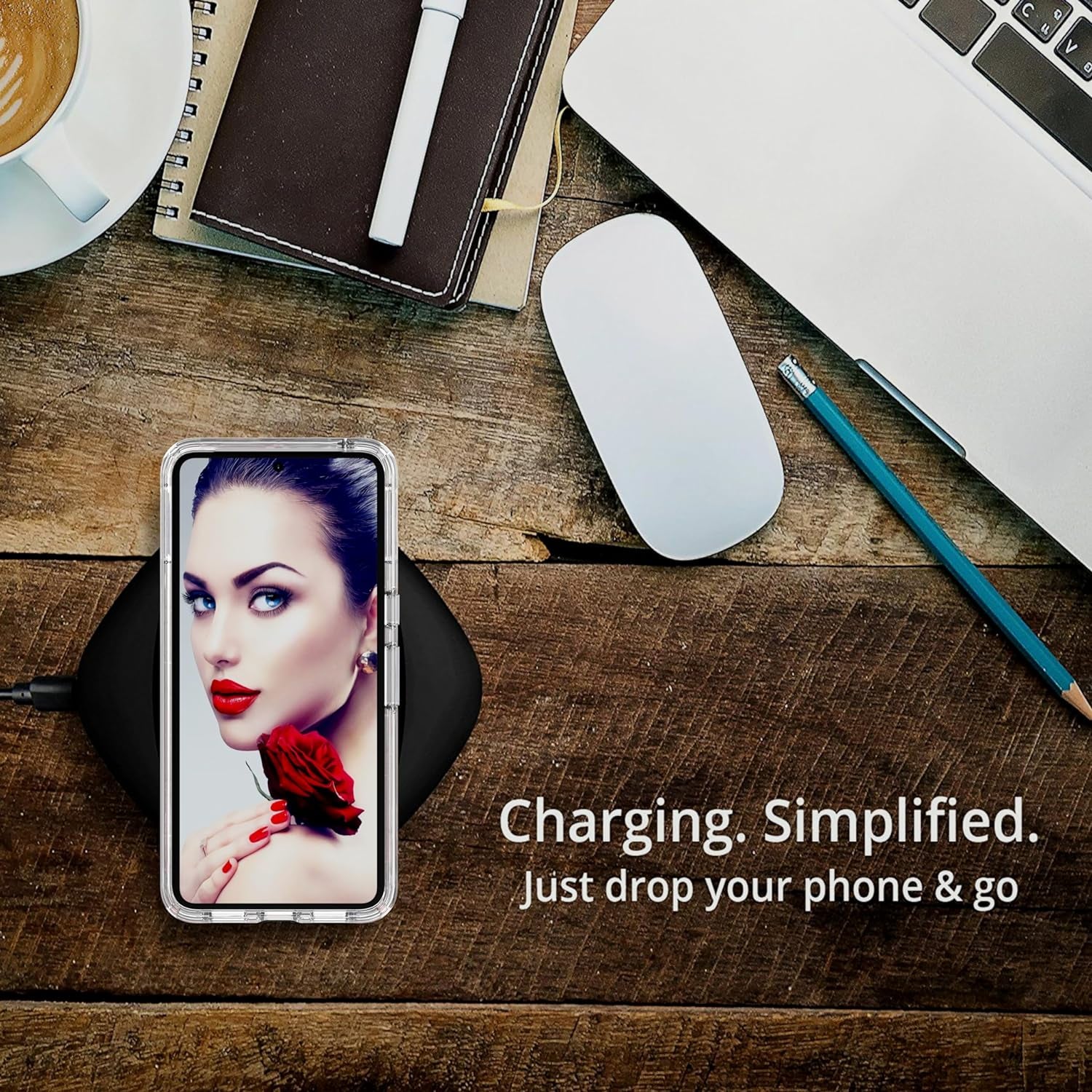 WATACHE for for Google Pixel 8 Pro Case, Cute Phone Case Shockproof Protective Bumper Slim Case for Pixel 8 Pro Case, Clear Glitter  WATACHE   