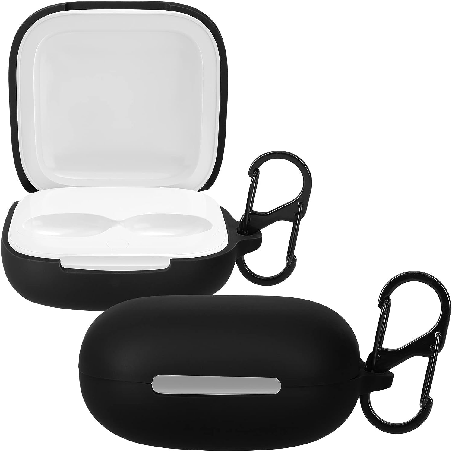 Kwmobile Case Compatible with Beats Fit Pro Case - Silicone Cover Holder for Earbuds - Black  KW-Commerce   