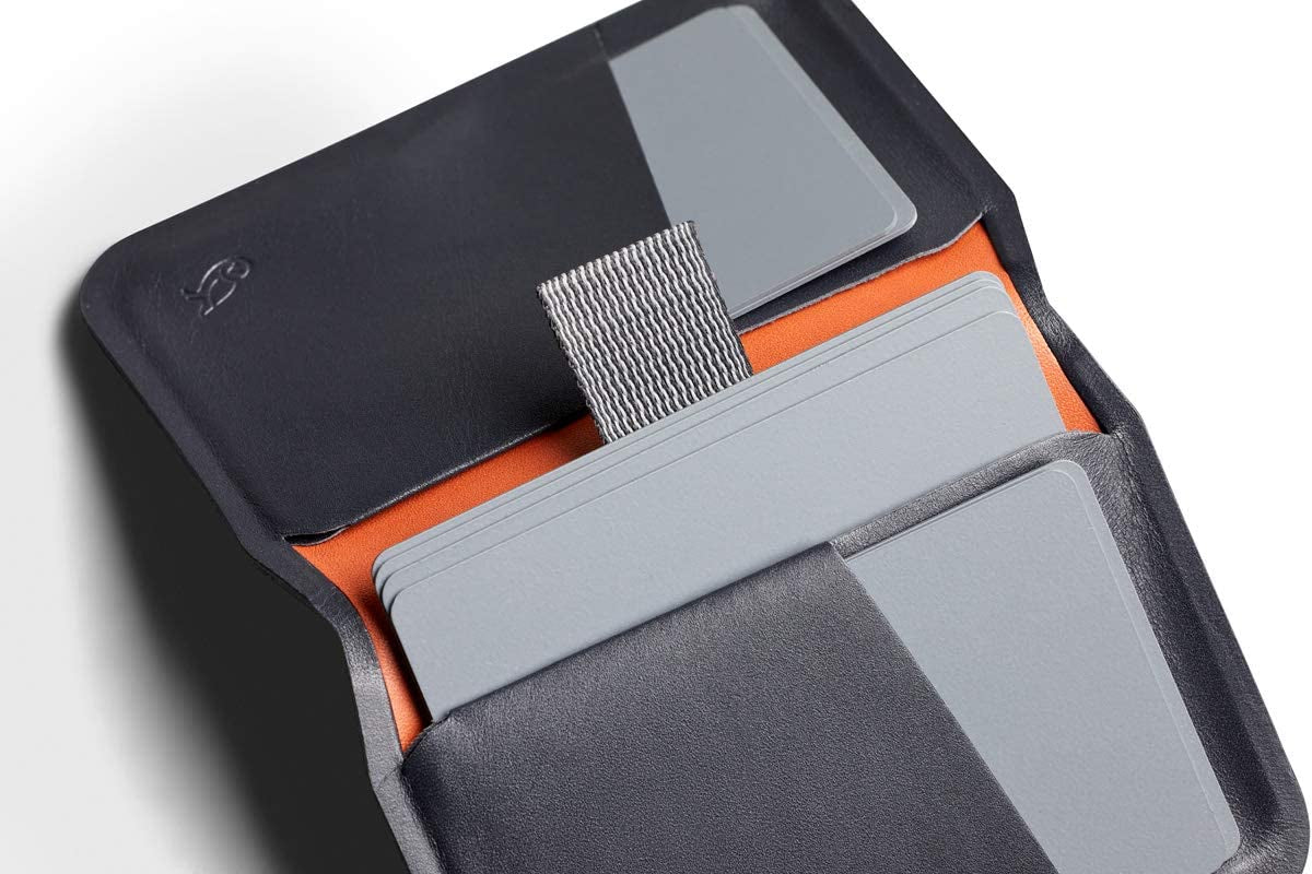 Bellroy Apex Slim Sleeve (Slim Bifold Leather Wallet, RFID Protected) - Onyx  Bellroy   