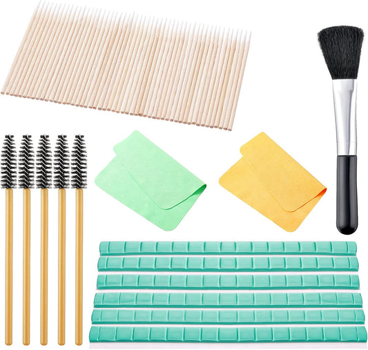 148 Pieces Phone Cleaner Kit for Port Headphones Cellphone Include Cleaning Putty Cleaning Brushes Soft Brush Microfiber Cleaning Cloth Swab  Maitys   