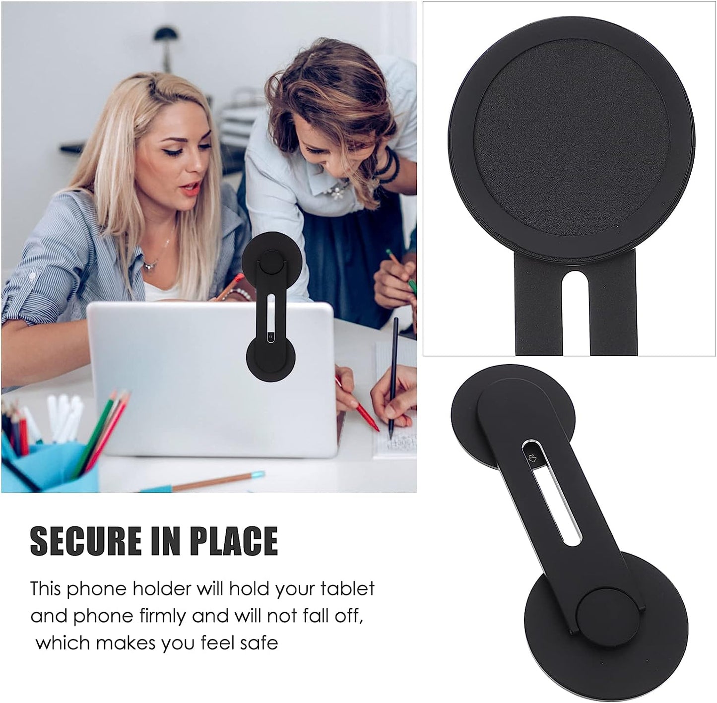 UKCOCO Car Accessories Car Accessories Car Accessories Magnetic Phone Holder for Laptop Adjustable Phone Monitor Side Mount for Car Car Phone Holder Car Phone Holder Mount Car Phone Holder Mount  UKCOCO   