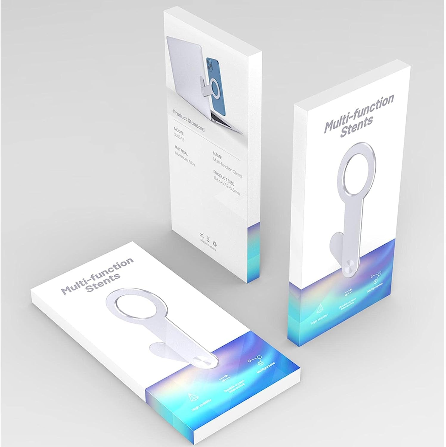 MIMINU Phone Holder for Laptop - Adjustable Magnetic Phone Mount Laptop,Lap Screen Side Phone Holder Extender Attach to Computer Monitor for Universal Smartphone  MIMINU   