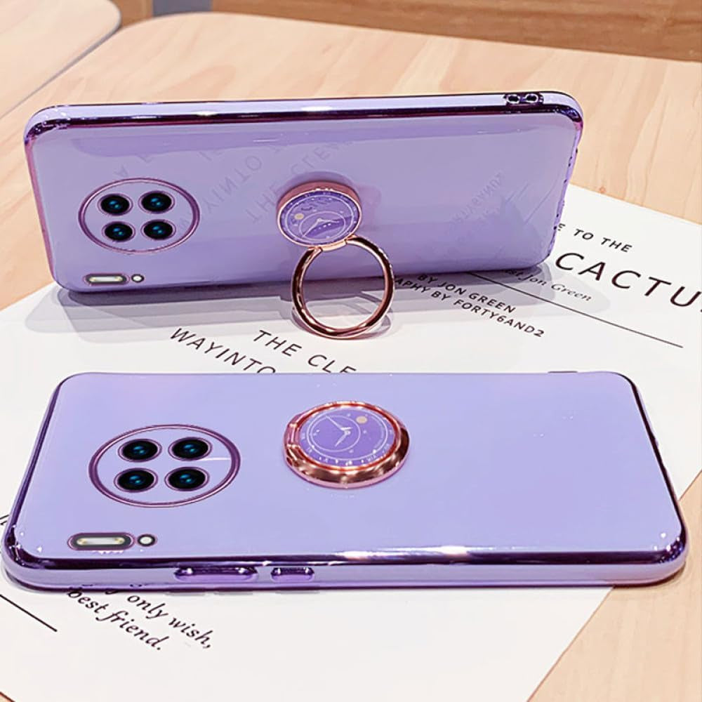 YOGISU Holder Case for Huawei Honor 50 Lite 30I 10I 20I 30 Pro Case Silicone Stand Cover for Huawei Nova 8I 7I 5T 9 Cover Shockproof,Green,For Nova 8I  YOGISU   