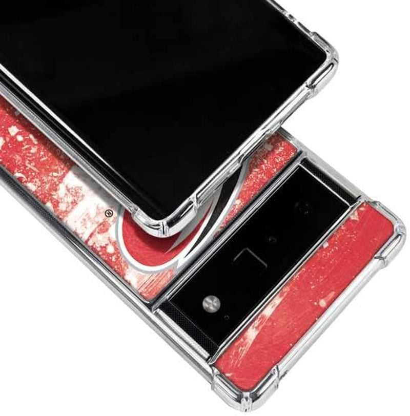 Skinit Clear Phone Case for Google Pixel 6 Pro - Officially Licensed NHL Carolina Hurricanes Frozen Design  Skinit   