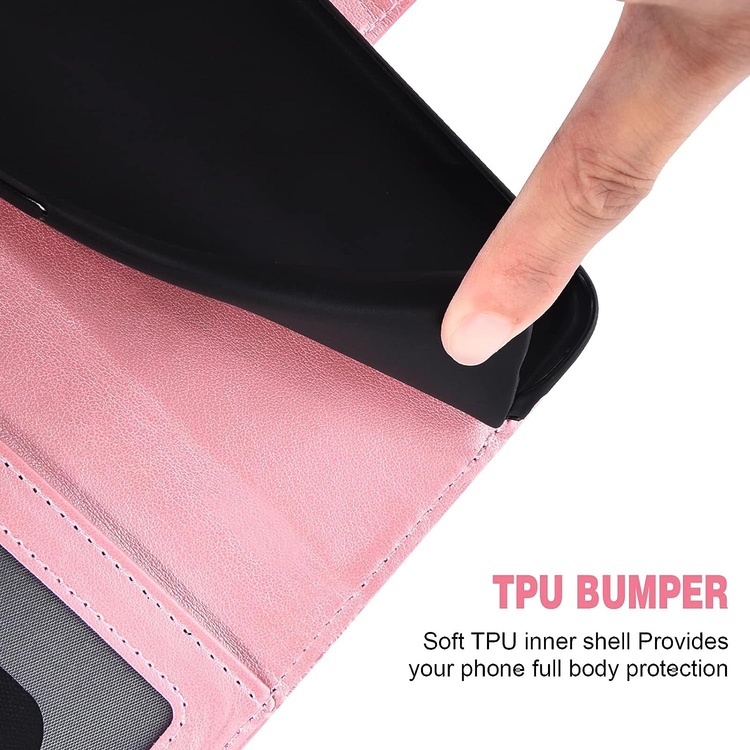 Asuwish Compatible with LG G7 Thinq Case and Tempered Glass Screen Protector Card Holder Lace Wallet Phone Cases for LGG7 One G 7 plus LG7 Fit Lg7Thinq 7G Thin Q G7+ G7Thinq Lgg7Thinq Women Rose Gold  Asuwish   