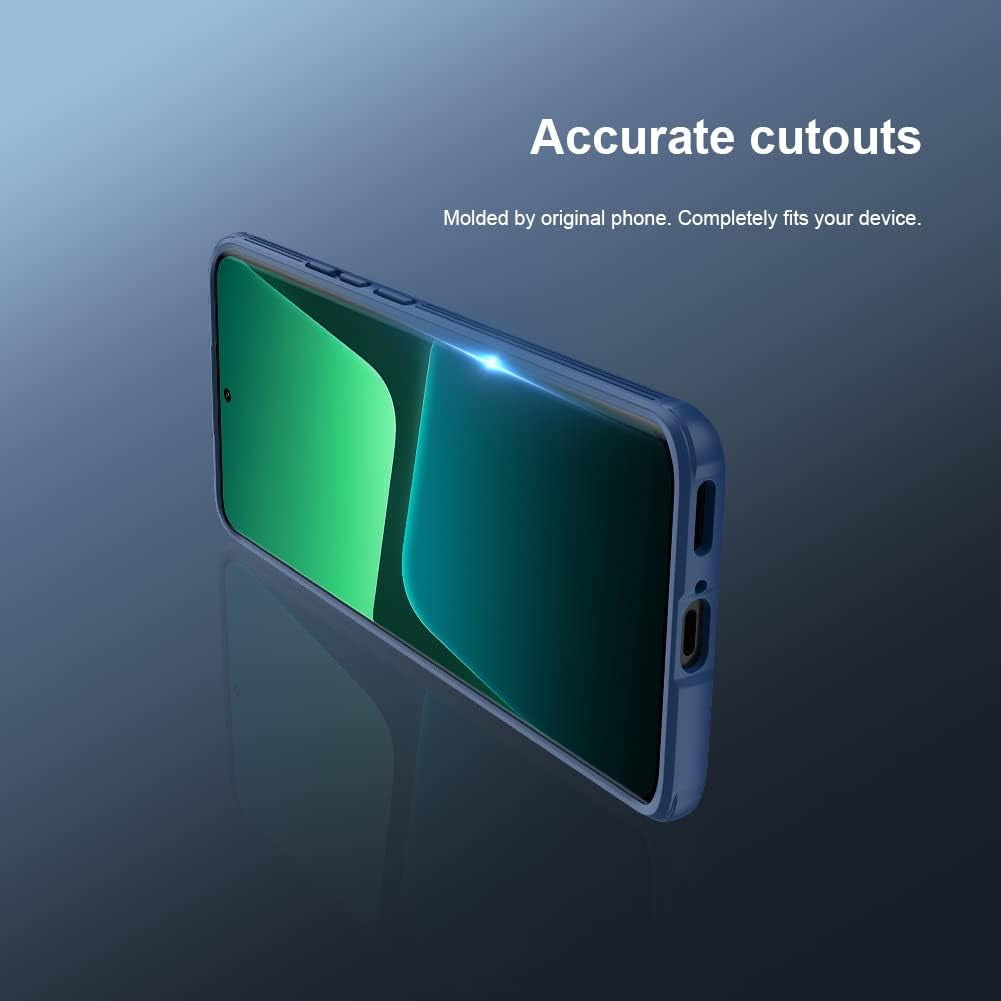 WVOZWWO for Xiaomi 13 Pro Case Cover, Xiaomi Mi 13 Pro Phone Case with Slide Camera Protector Cover Hard PC TPU Slim Rugged Shockproof Protective Phone Case for Xiaomi Mi 13 Pro (Blue)  Grand Eletronics   