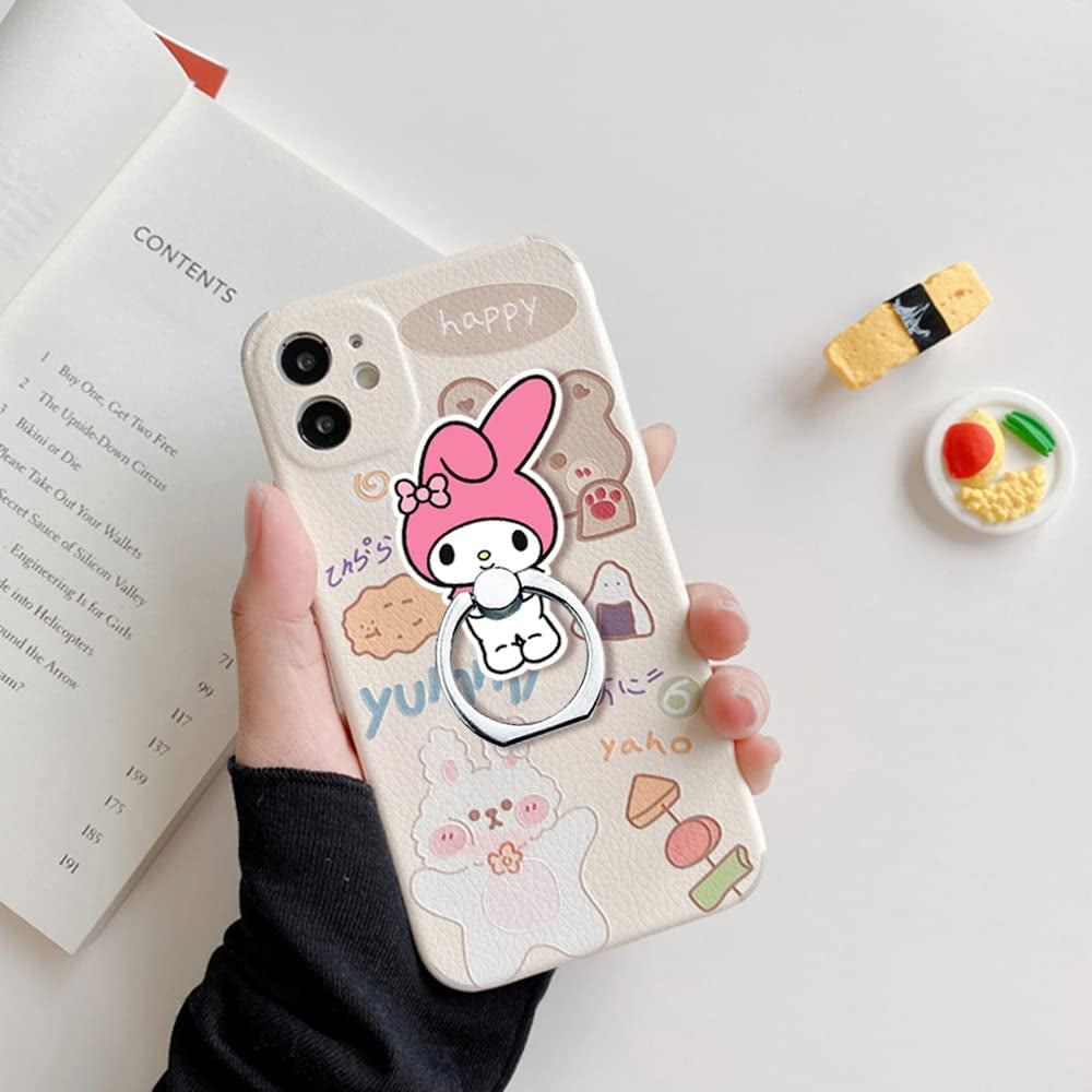 Cute Kawaii Kitty Phone Ring Stand Holder Anime 360 Degree Rotation Finger Ring Grip Stand for Cellphones,Smartphones and Tablets(Kitty Phone Ring Stand)  Cinpudo   