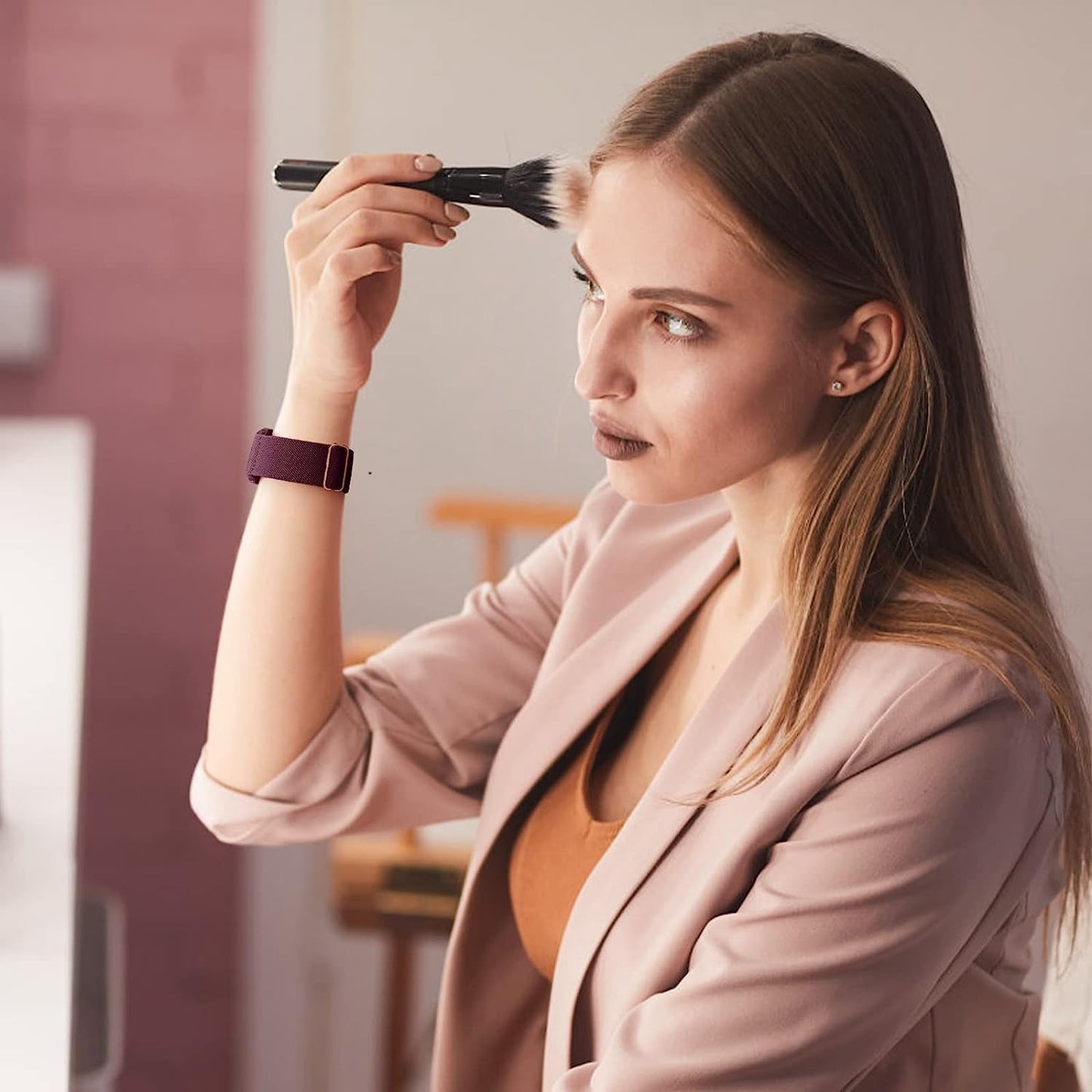 8 Pack Stretchy Nylon Bands Compatible with Apple Watch Band 38Mm 40Mm 41Mm 42Mm 44Mm 45Mm 49Mm, Women Men Adjustable Solo Loop Elastic Sport Wristbands Strap for Iwatch Series 8 7 6 SE 5 4 3 Ultra  Viccoky   