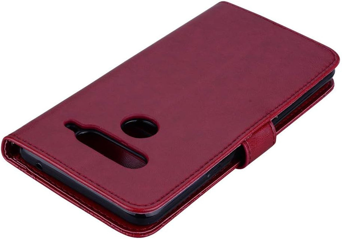 ISADENSER Case for LG V40 Thinq, LG V40 Thinq Case for Women Glitter Bling Diamond Case with Cards Slot Cash Pockets Embossing PU Leather Flip Wallet Case for LG V40 Thinq, Crystal Owl Brown YK  ISADENSER   