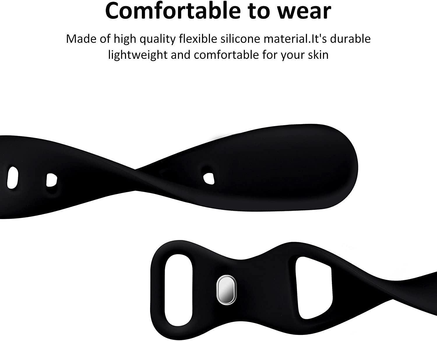 Acrbiutu Bands Compatible with Apple Watch 38Mm 40Mm 41Mm 42Mm 44Mm 45Mm 49Mm, Slim Thin Narrow Replacement Silicone Sport Strap Wristbands for Iwatch Series Ultra 8/7/6/5/4/3/2/1 SE Women Men  Acrbiutu   