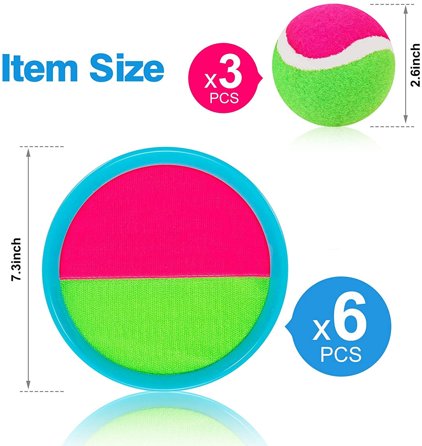 Aunnitery Kids Toys - Outdoor Games, Beach Toys, Toss and Catch Ball Set, Perfect Beach Games Sets Playground Sets for Backyards Easter Gifts for Kids/Adults/Family  Alterr   