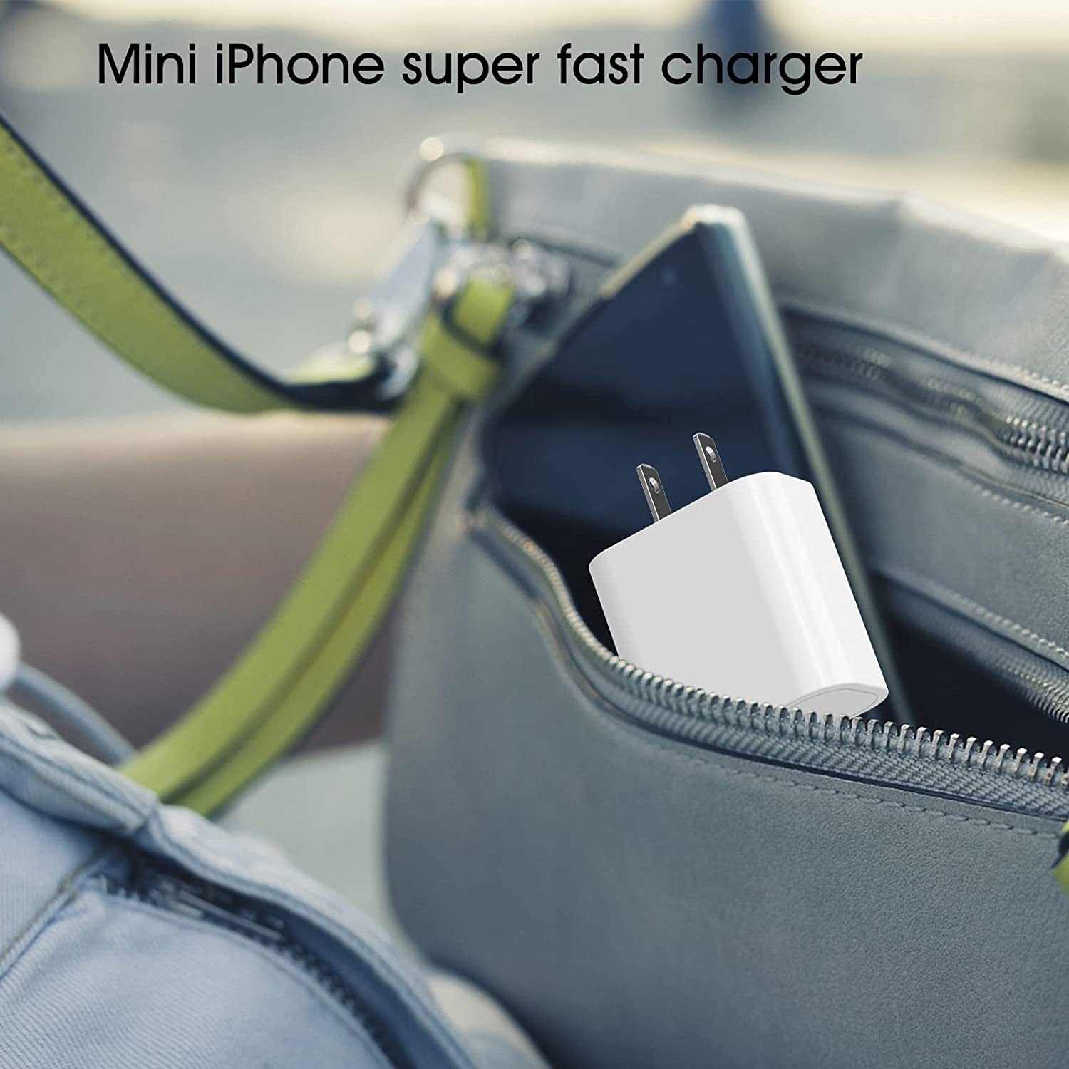 4Pack [Apple Mfi Certified] Iphone Fast Charger, Igenjun 20W USB C Charger Wall Charger Block with PD 3.0, Compact USB C Power Adapter for Iphone 14/14 Pro/13, Galaxy, Pixel, Airpods Pro-White  iGENJUN   