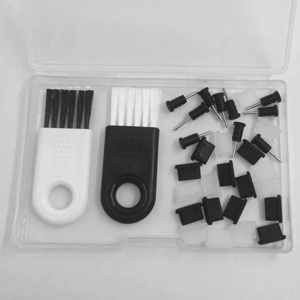 32 Pcs anti Dust Plugs Kit,Danzix Silicone USB-C Dust Plug for Type-C Cell Phone,Macbook, Laptop,Samsung Galaxy S8,S9,S10,S20 and Any Type C Jack  DanziX   