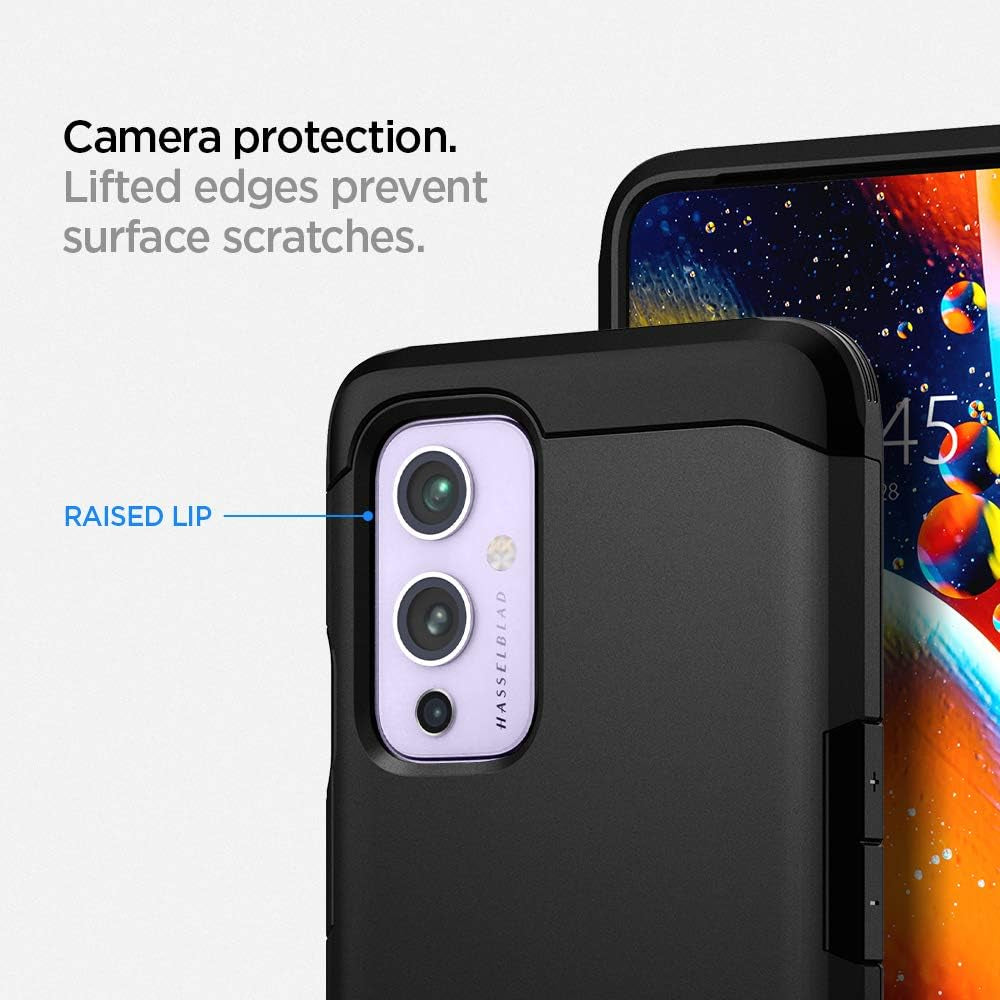 Spigen Tough Armor [Extreme Protection Tech] Designed for Oneplus 9 Case 5G [Compatible with NA & EU Versions, NOT Compatible with CH & in Versions] (2021) - Black  Spigen   