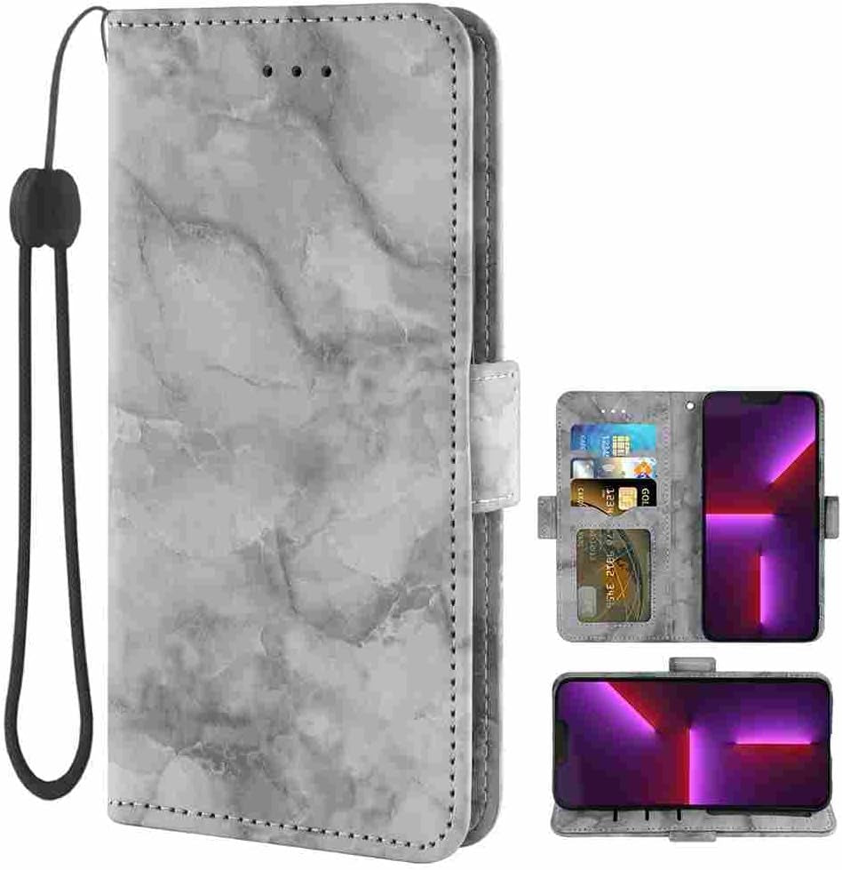 DIIGON Phone Cover Wallet Folio Case for LG V30, Premium PU Leather Slim Fit Cover for LG V30, 1 Photo Frame Slot, Precision Cut-Outs, Gray  DIIGON   