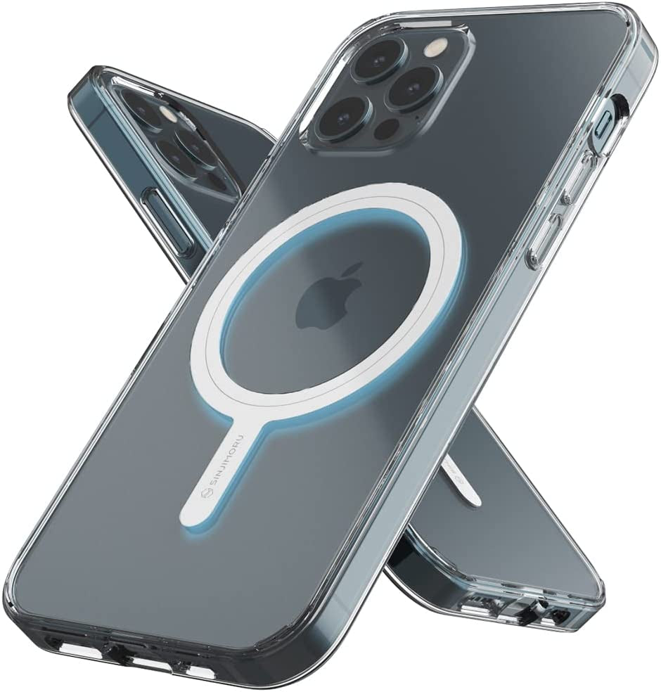 Sinjimoru Shockproof Iphone Case with Magsafe, PC & TPU Clear Phone Case for Iphone Case for Magsafe. M-Airclo for Iphone 14 Pro  Sinjimoru Co.Ltd iPhone 12/12 Pro  