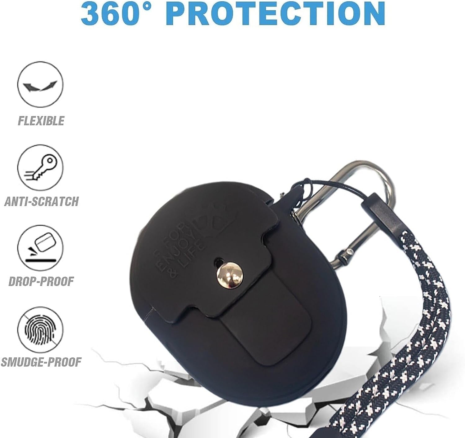 [4 in 1] Compatible for Google Pixel Buds Pro 2022 Cases with Cleaning Kit, Front LED Visible Soft Silicone Protective Cover Skin with Keychain/Lanyard  CASEVERSE   